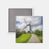 Brugge Windmill Magnet (Vorderseite/Rückseite)