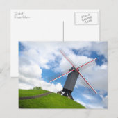 Brugge Windmill Postcard Postkarte (Vorne/Hinten)