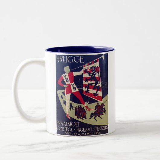 BRUGGE ZWEIFARBIGE TASSE (Links)