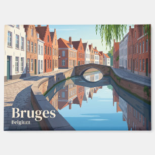 Brügger Kanäle Belgien Magnet