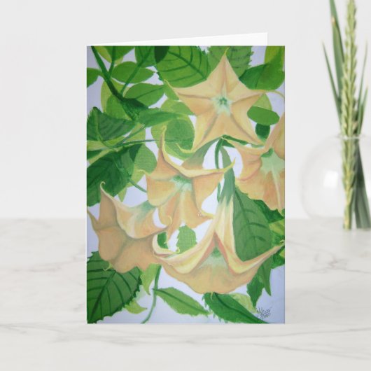 Brugmansia Painting Karte (Vorderseite)