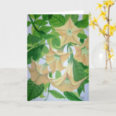 Brugmansia Painting Karte (Gelbe Blume)