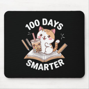 Bruh 100 Days Smile Face Teacher Kinder 100 Tage Mousepad