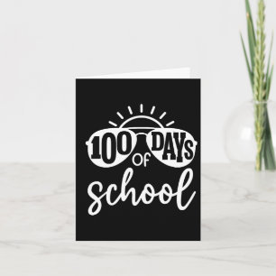 Bruh 100 Tage der Schule 100. Schultag Karte
