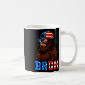 Bruh 4. Juli Teens Boys Kids Patriotic Bigfoot Kaffeetasse