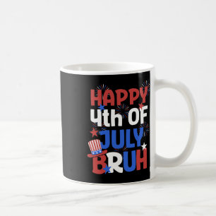 Bruh 4. Juli Teens Jungs Kinder US Flagge 4. J Kaffeetasse