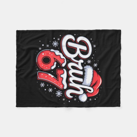 Bruh 67 Boys Christmas Pajamas Teens Boys Kids Xma Fleecedecke (Vorderseite (Horizontal))