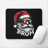Bruh 67 Christmas Funny Six Seven Meme Santa Claus Mousepad (Mit Mouse)