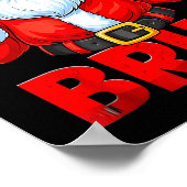 Bruh 67 Christmas Santa Six Seven 6 7 Boys Christm Poster (Ecke)