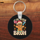 Bruh 67 Christmas Six Seven Gingerbreadman Boys 67 Schlüsselanhänger (Vorderseite)