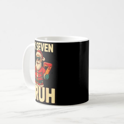 Bruh 67 Christmas Six Seven Meme Santa Boys 6 7 Ch Kaffeetasse (Vorderseite Links)
