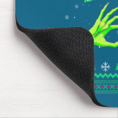 Bruh 67 Christmas Ugly Sweater Six Seven Meme 6 7  Mousepad (Ecke)