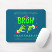 Bruh 67 Christmas Ugly Sweater Six Seven Meme 6 7  Mousepad (Mit Mouse)