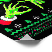 Bruh 67 Christmas Ugly Sweater Six Seven Meme 6 7  Poster (Ecke)
