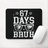 Bruh 67 Days Of School 67th Day Of School Sungles Mousepad (Mit Mouse)