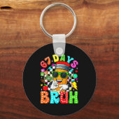 Bruh 67 Days Of School Sungles 67th Day Of School Schlüsselanhänger (Vorderseite)