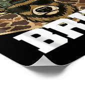 Bruh 67 Deer Funny Deer Hunting Camo Hat Youth Tee Poster (Ecke)