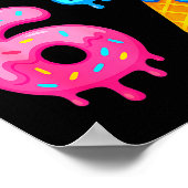 Bruh 67 Drippy Ice Cream Donut Funny Essential  Poster (Ecke)