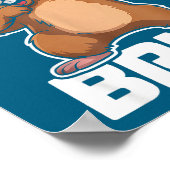 Bruh 67 Funny Groundhog 6-7 Meme Pyjamas Boys Girl Poster (Ecke)