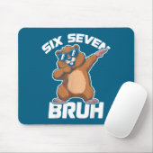 Bruh 67 Lustiger Groundhog 6-7 Meme Schlafanzug Ju Mousepad (Mit Mouse)