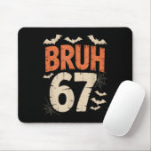 Bruh 67 Meme Halloween  Mousepad (Mit Mouse)