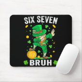 Bruh 67 Meme St. Patrick's Day sechs sieben Kinder Mousepad (Mit Mouse)
