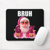 Bruh 67 Santa Bubble Gum Six Seven Meme Christmas Mousepad (Mit Mouse)