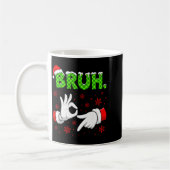 Bruh 67 Santa Hand Six Seven Meme Christmas Matchi Kaffeetasse (Links)