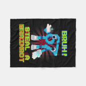 Bruh 67 Sechs Sieben 6-7 Lustiges Brainrot Meme Fü Fleecedecke (Vorderseite (Horizontal))