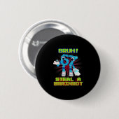 Bruh 67 Six Seven 6-7 Lustiges Brainrot Meme für K Button (Vorne & Hinten)