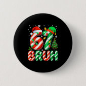 Bruh 67 Six Seven 6 7 Meme Christmas Funny Boy Gir Button (Vorderseite)