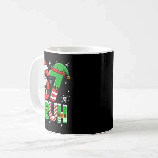 Bruh 67 Six Seven 6 7 Meme Christmas Funny Boy Gir Kaffeetasse (Vorderseite Links)