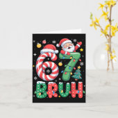 Bruh 67 Six Seven 6 7 Meme Christmas Funny Boy Gir Karte (Gelbe Blume)