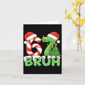 Bruh 67 Six Seven 6 7 Meme Christmas Funny Boy Gir Karte (Gelbe Blume)