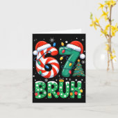 Bruh 67 Six Seven 6 7 Meme Christmas Funny Boy Gir Karte (Gelbe Blume)