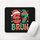 Bruh 67 Six Seven 6 7 Meme Christmas Funny Boy Gir Mousepad (Mit Mouse)