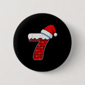 Bruh 67 Six Seven 6 7 Meme Christmas Funny Button (Vorderseite)