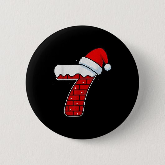 Bruh 67 Six Seven 6 7 Meme Christmas Funny Button (Vorderseite)