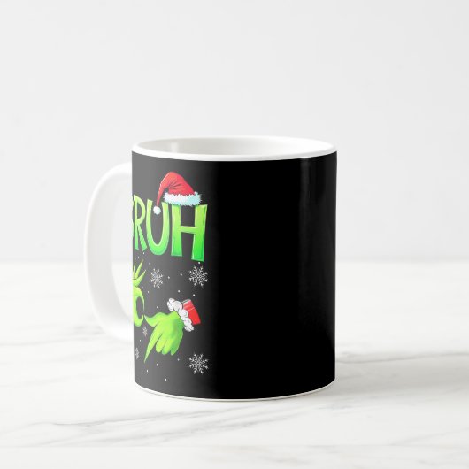 Bruh 67 Six Seven 6 7 Meme Christmas Funny Gen Alp Kaffeetasse (Vorderseite Links)