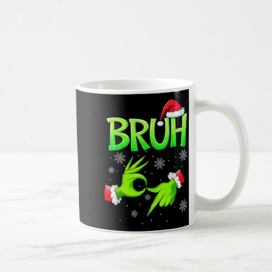 Bruh 67 Six Seven 6 7 Meme Christmas Funny Gen Alp Kaffeetasse (Rechts)
