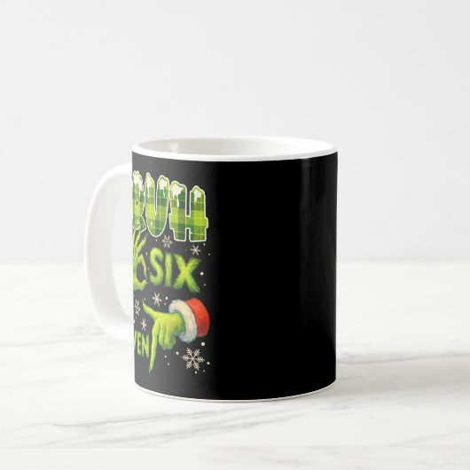 Bruh 67 Six Seven 6 7 Meme Christmas Funny Gen Alp Kaffeetasse (Vorderseite Links)