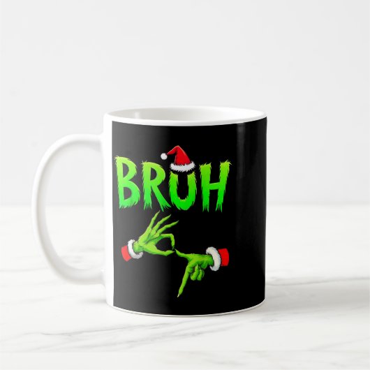 Bruh 67 Six Seven 6 7 Meme Christmas Funny Gen Alp Kaffeetasse (Links)