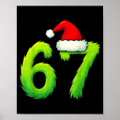 Bruh 67 Six Seven 6 7 Meme Christmas Funny Poster (Vorne)