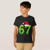 Bruh 67 Six Seven 6 7 Meme Christmas Funny T-Shirt (Vorne ganz)
