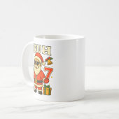 Bruh 67 Six Seven 6 7 Meme Christmas Santa Pajamas Kaffeetasse (Vorderseite Links)