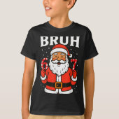 Bruh 67 Six Seven 6 7 Meme Christmas Santa Pajamas T-Shirt (Vorderseite)
