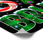 Bruh 67 Six Seven 6 7 Meme Christmas Tree Candy Ca Poster (Ecke)