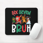 Bruh 67 Six Seven 6 7 Meme Gen Alpha Christmas Gen Mousepad (Mit Mouse)