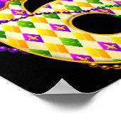 Bruh 67 Six Seven 6 7 Meme Lustig Mardi Gras Kinde Poster (Ecke)
