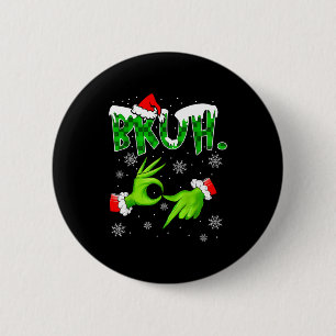 Bruh 67 Six Seven 6 7 Meme Weihnachten Lustig Gen  Button